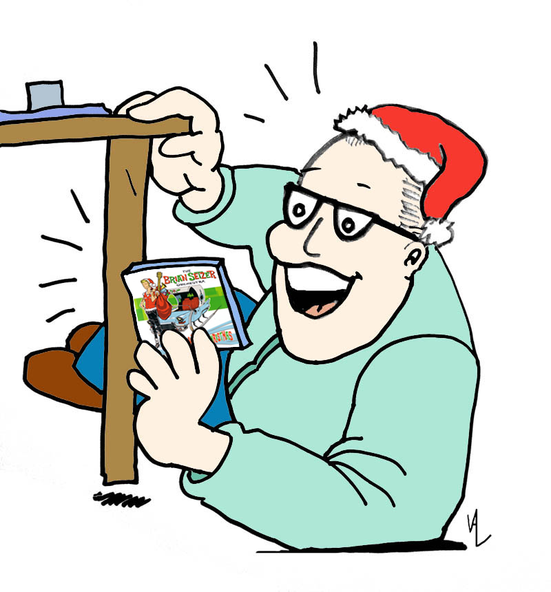 cartoon portrait of Robert Drake, champion of Bah & the Humbugs